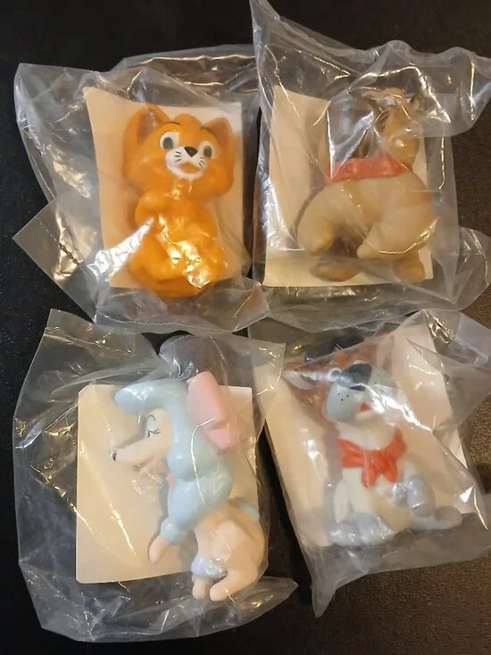 Complete Set of 4 Vintage McDonald's Oliver and Company NIB - Picture 2 of 6